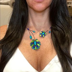 Handmade necklace and earrings